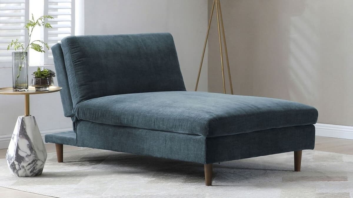 This Contemporary-Looking 'Click-Clack' Chaise Moonlights as a Stylish Single Bed (and It's Currently 30% Off)