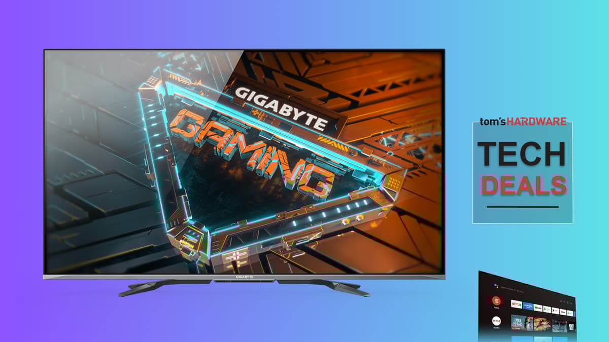 Gigabyte's Huge 55-Inch 4K 120Hz Gaming Monitor Is Now Half Price — Grab This Android-Powered Display with HDMI 2.1 for...