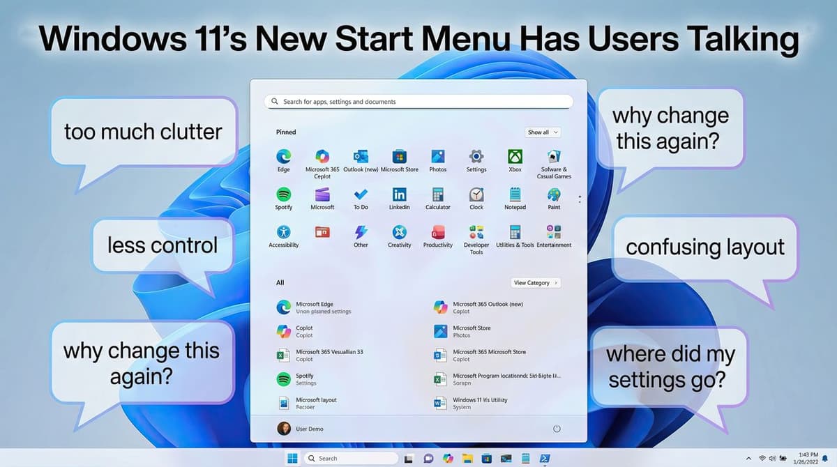 Windows 11’s New Start Menu Is Here, and the Community Reaction Is Basically “Why Is This Worse?”