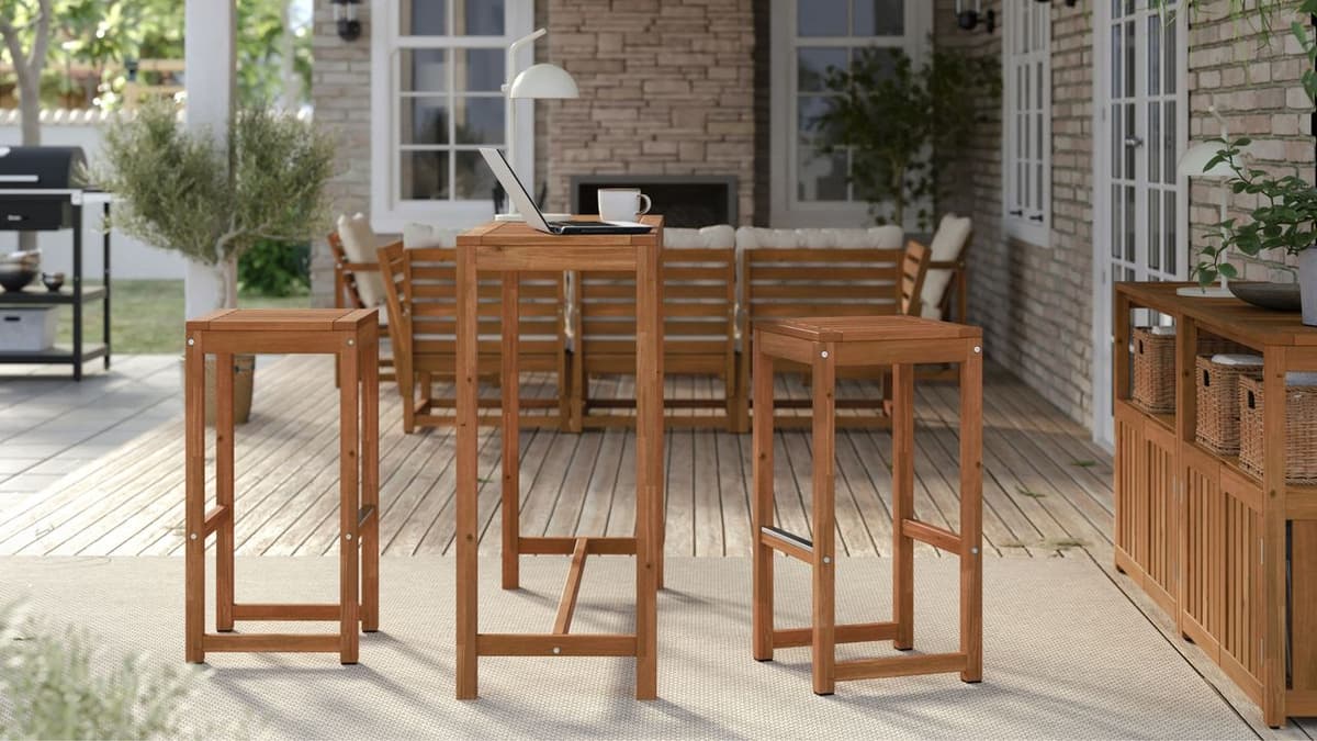 IKEA's Space-Saving Garden Bar Table Set Is Perfect for Balconies and Patios — It's Stylish, Versatile, and Could Even Be...