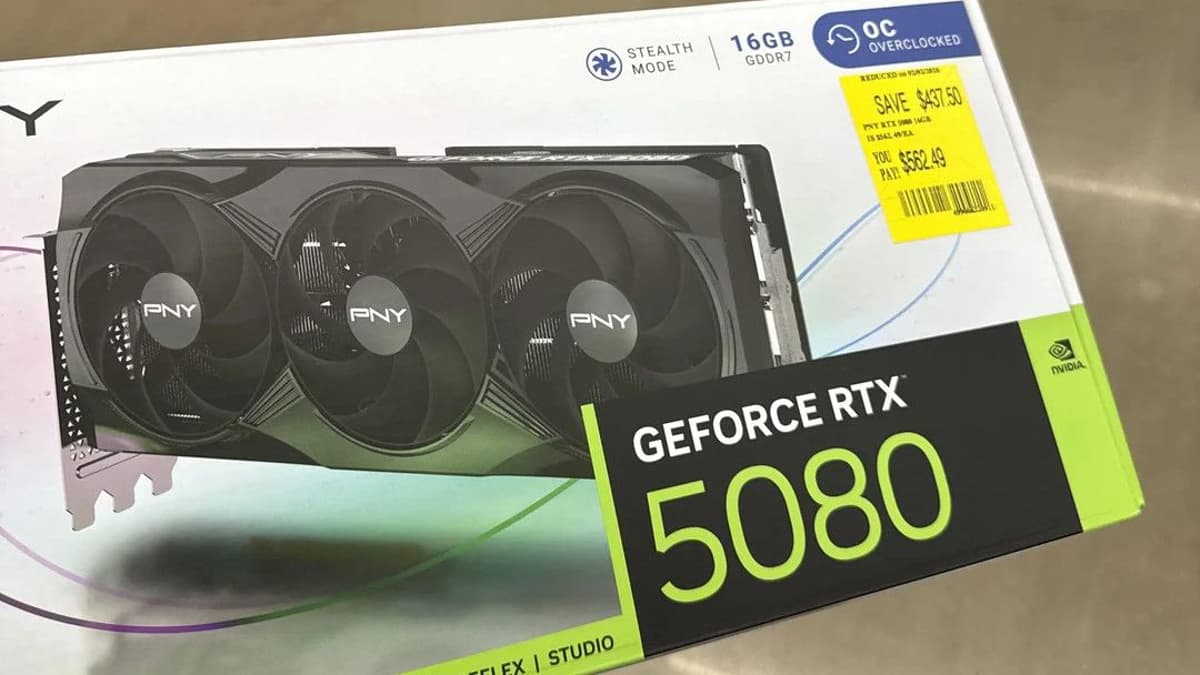 Walmart Shopper Reportedly Buys Nvidia RTX 5080 at Almost Half-Price — Clearance Aisle Could Be a Way to Beat GPU...