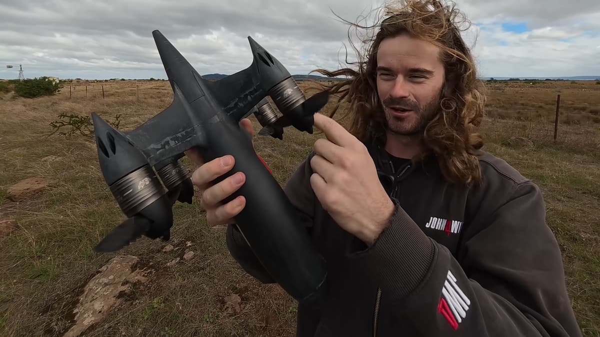 Drone Breaks World Speed Record with 453 Mph in Test Run — Exotic Sawtooth Carbon Fiber Propeller Blades One of...
