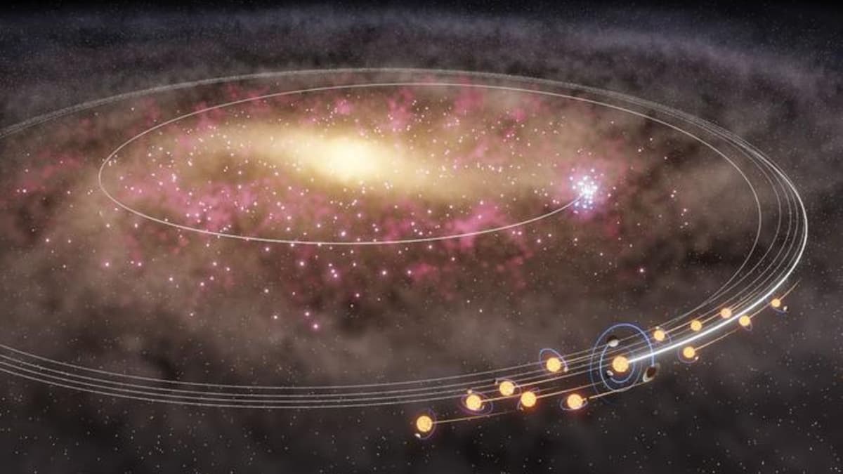 A 'Mass Migration' Of Stars From the Milky Way's Center Could Explain Why There's Life in Our Solar System