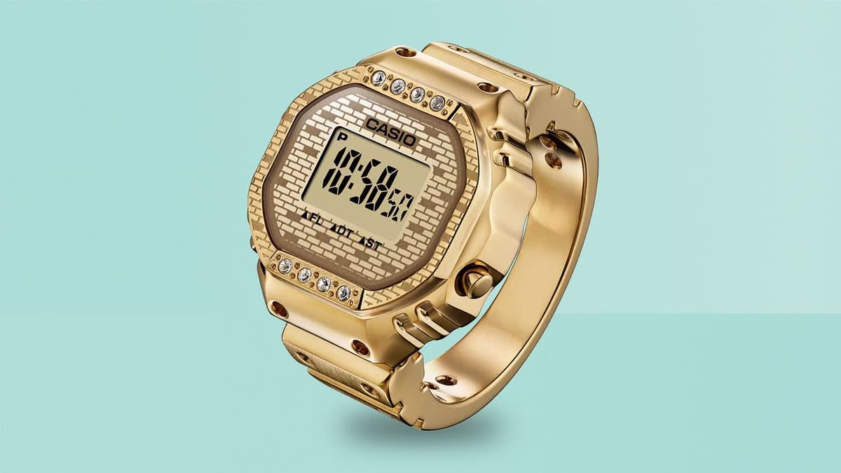 Casio's Weirdest Watch Just Got Even Wilder as J Balvin Turns the Viral Ring Watch Into a Gold-Covered Statement Piece