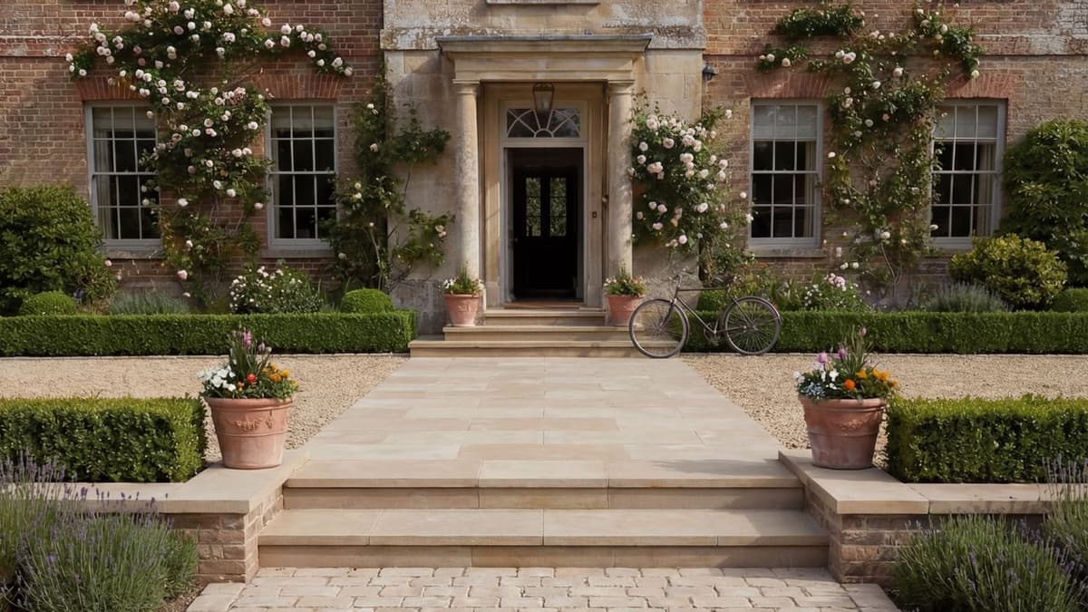From Cobbled Country Paths to Sleek and Stylish Slabs, These 9 Front Path Ideas Won't Fail to Guide You Home