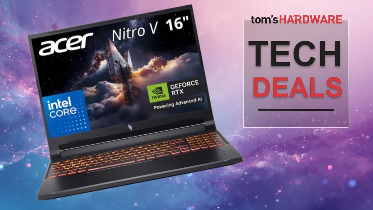 Acer's RTX 5070-Powered Nitro V16 Gaming Laptop Price Cut to $1249.99 — You Have 24 Hours to Make the Most...