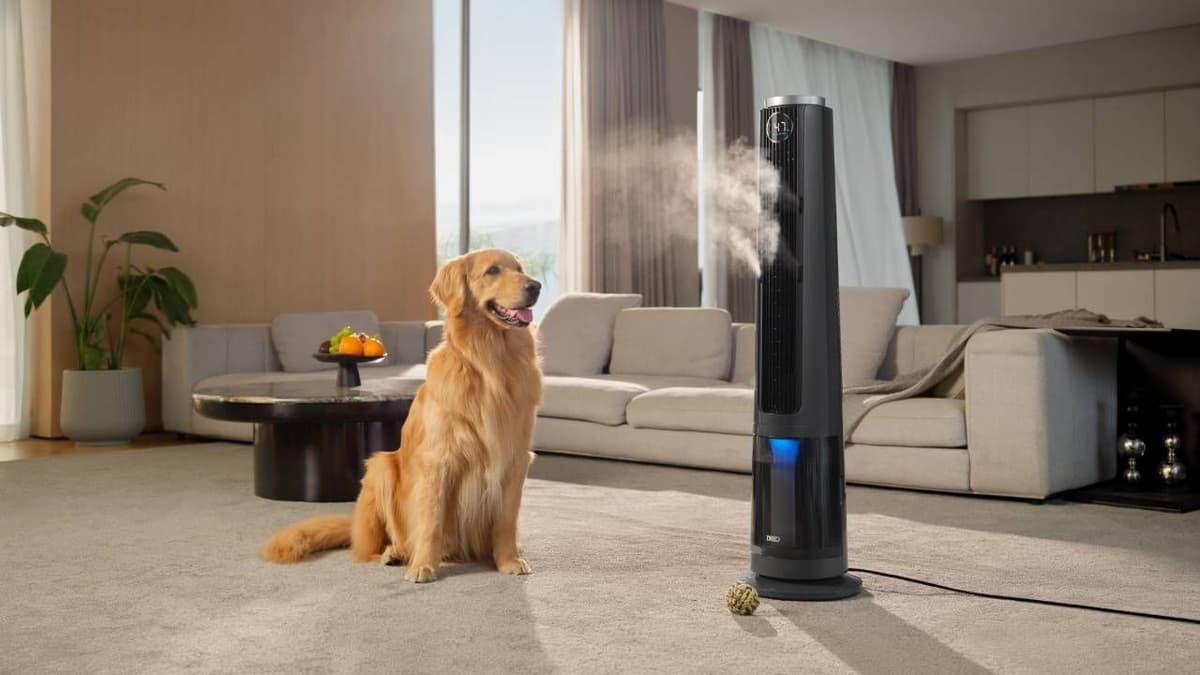 DREO’s New Tower Fan Just Solved the Biggest Problem I Have with Misting Fans