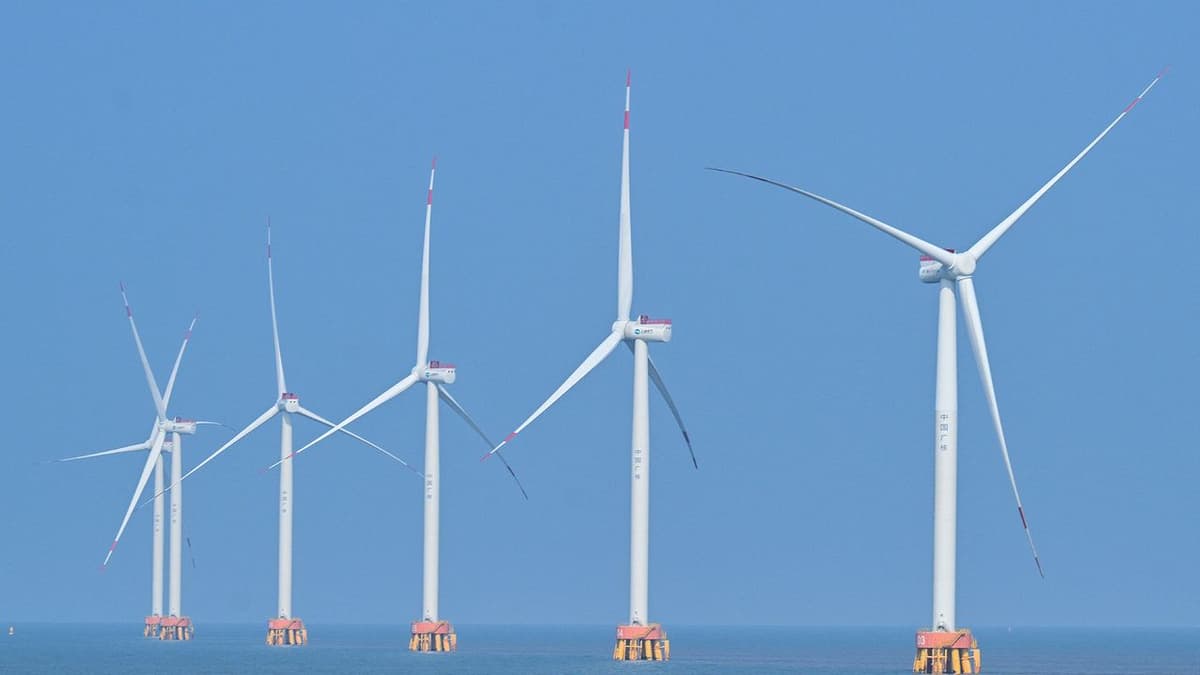 China Installs World's Largest Floating Wind Turbine in Deep Water Test — It Generates Enough Energy to Power 4,200 Homes...