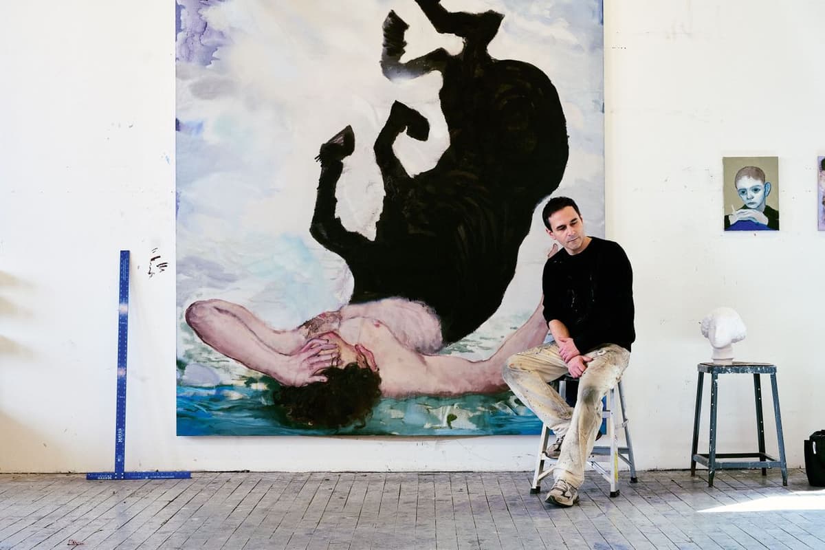 In a Splendid Venetian Palazzo, Artist Sanya Kantarovsky Captures a Poetic Cast of Enigmatic Figures