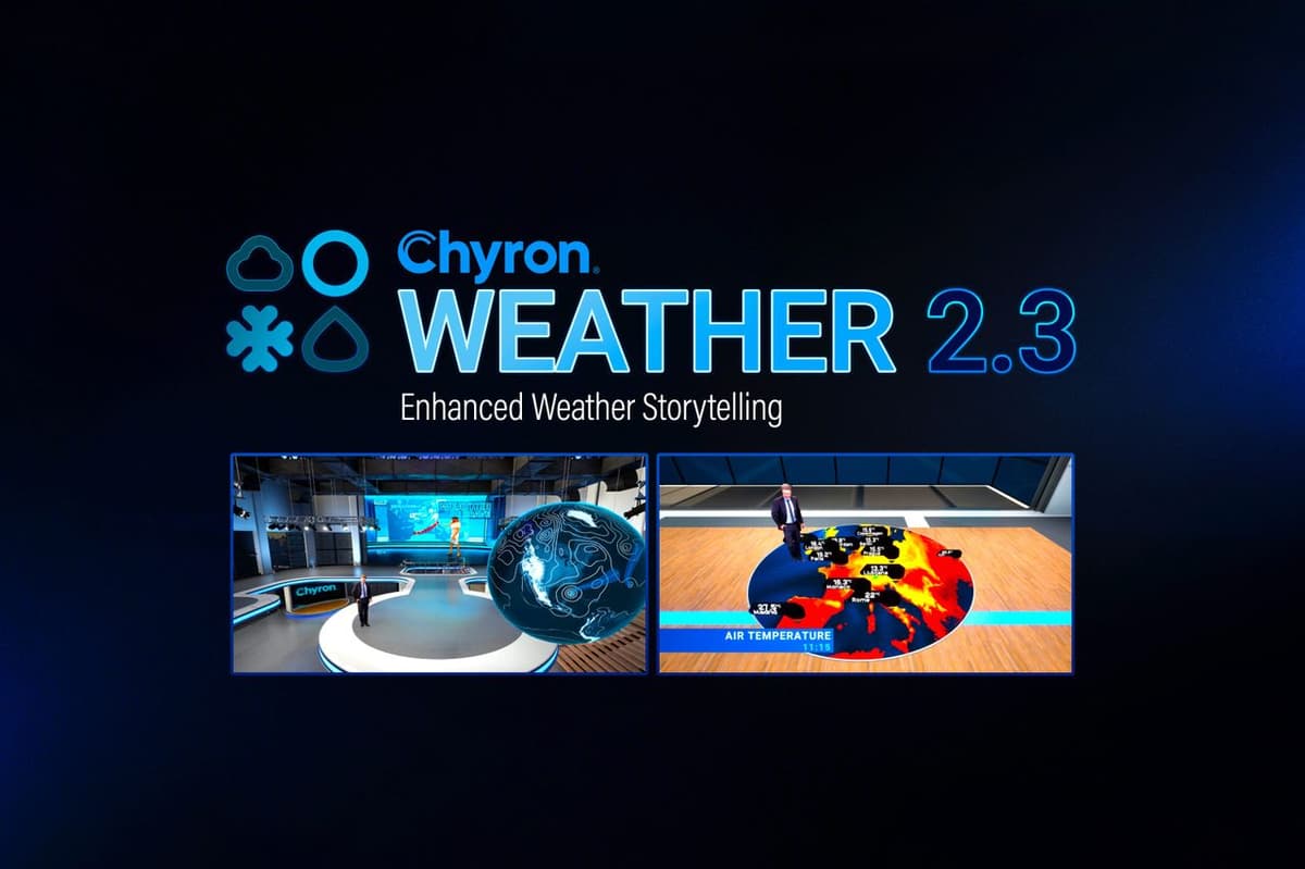Chyron Releases Weather 2.3 With New Data and Automation Features