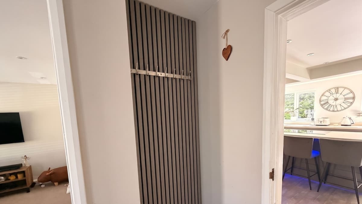 'I Transformed a Redundant Hallway Alcove with Leftover Panelling – Here's How I Did It'
