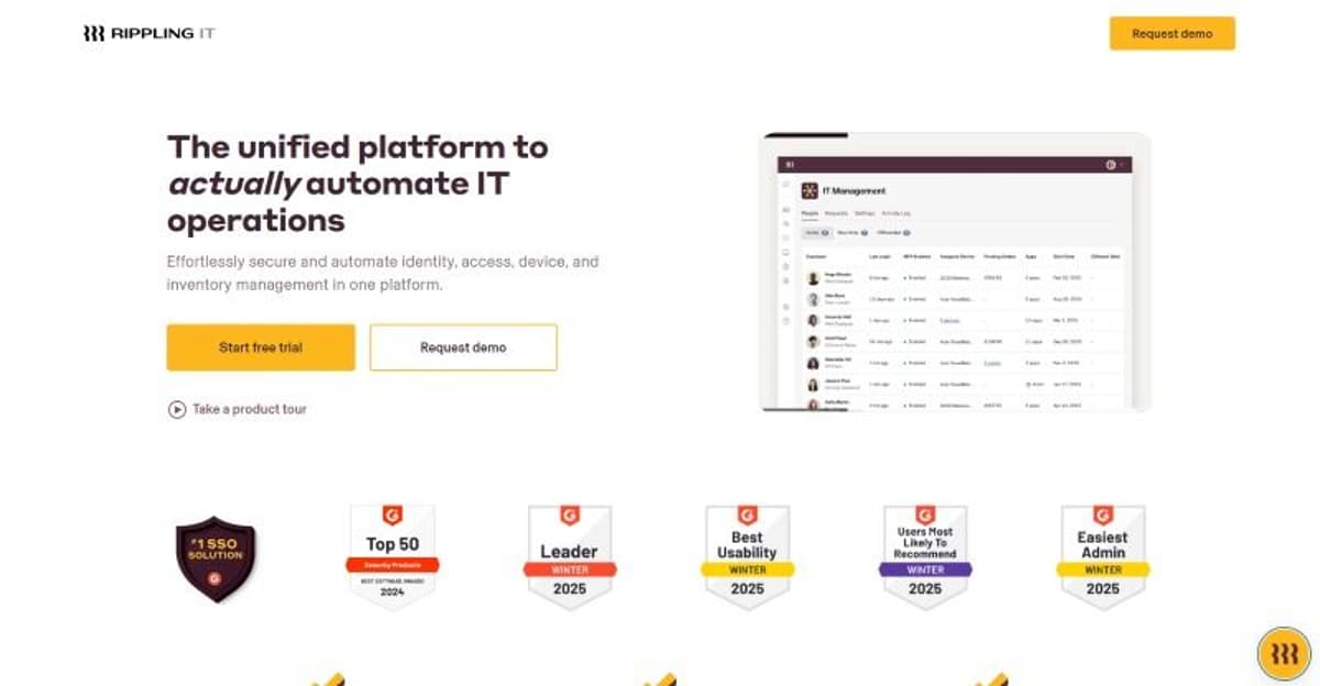 Looking for an IT Management Tool to Simplify Your Life? Try Rippling IT for Free This Black Friday