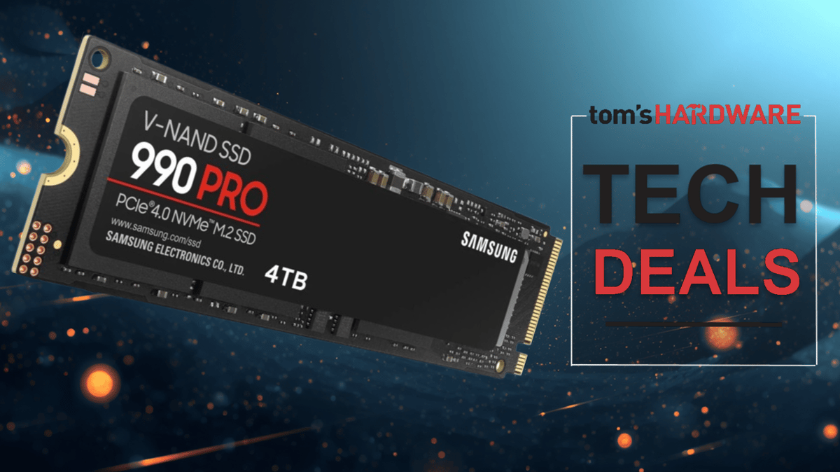 Get Your Hands on a 2TB Samsung 990 Pro SSD for Under $390 — $250 Savings Brings One of the...