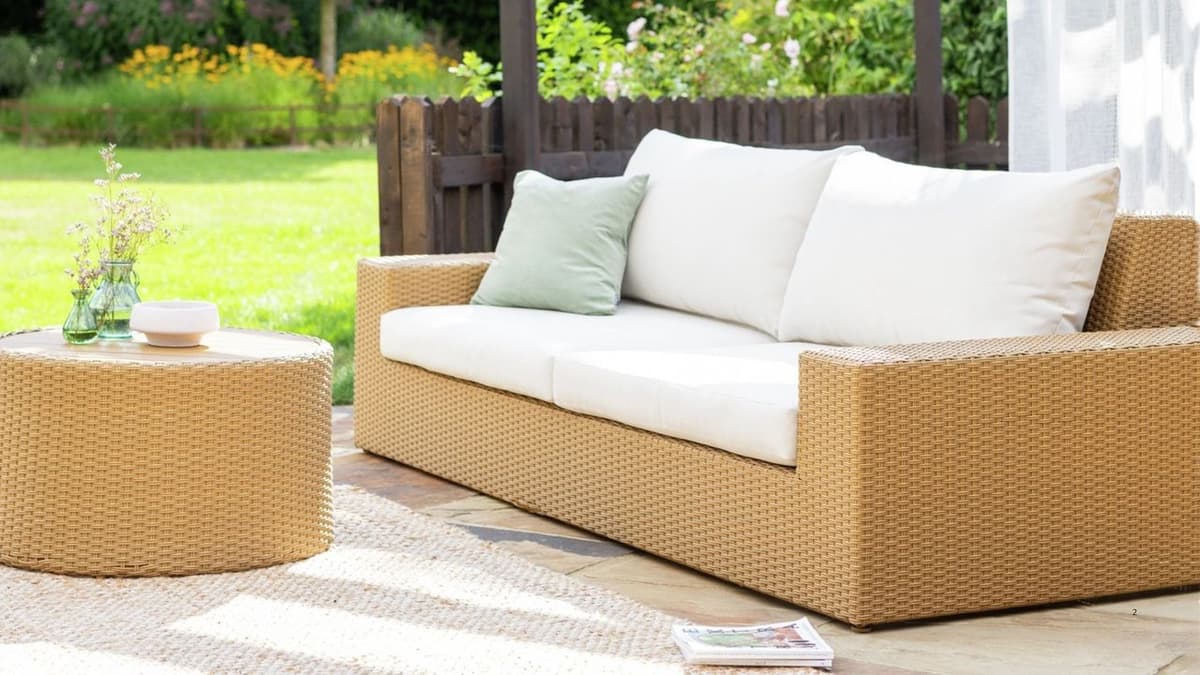 Dubbed the "Perfect Outdoor Sofa," It's Not Hard to See Why Most People Buy Two of These — It's Elegant,...