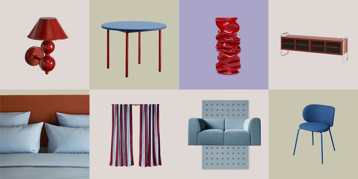 Blue and Red Is the Unlikely Color Combination of the Moment — Here's How to Style the Looks