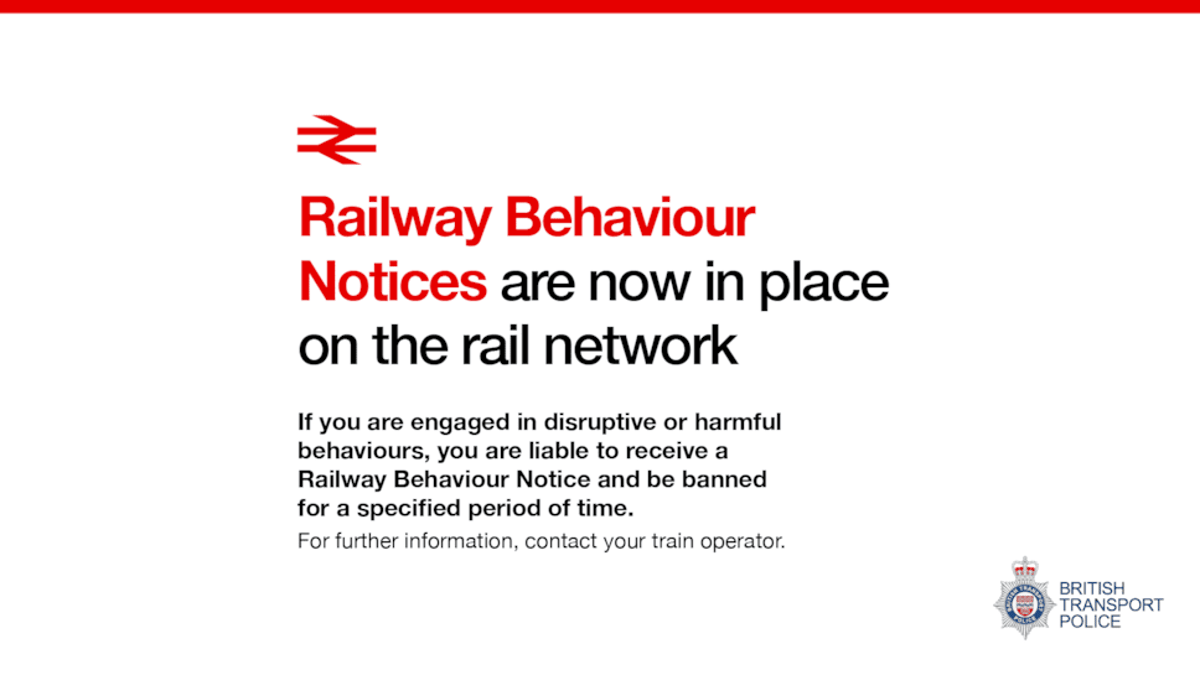 Railway Acts to Protect Passengers and Staff with New Powers to Ban Repeat Offenders