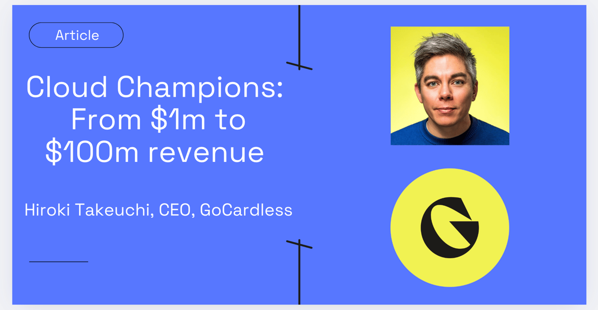 Cloud Champions: Hirioki Takeuchi and GoCardless
