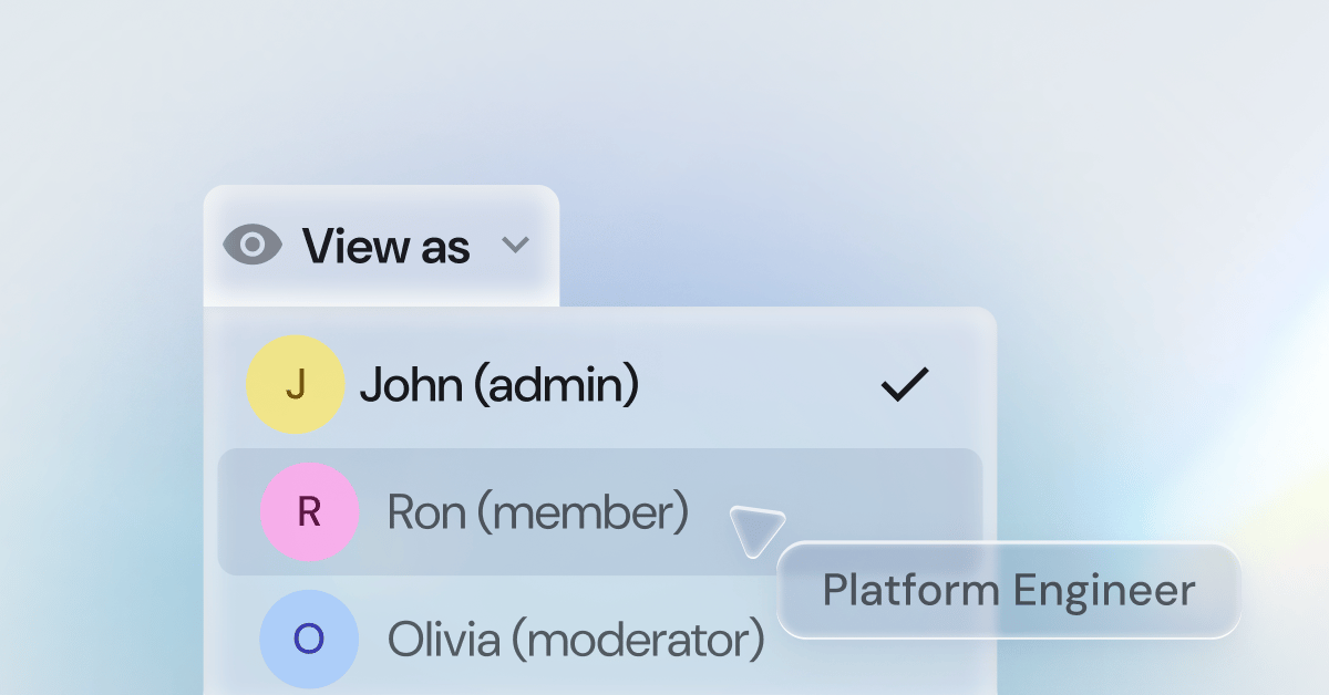 Port’s View as Feature Lets Org Admins See the Product Through Any User’s Permissions to Reproduce Issues, Validate RBAC, and...