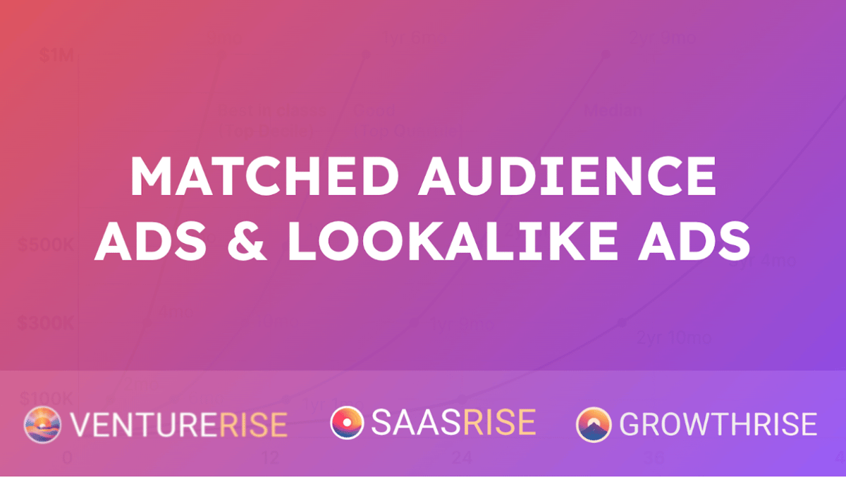 How to Use Matched and Lookalike Ads to Scale Your B2B SaaS Growth