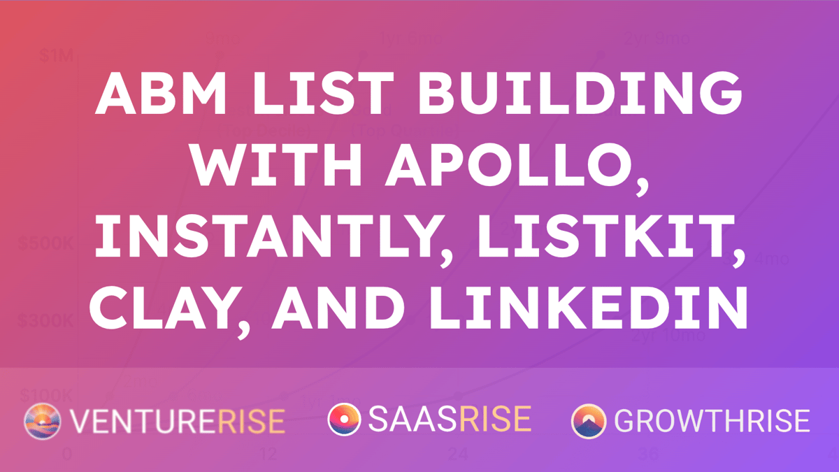 ABM List Building with Apollo, Instantly, ListKit, Clay, and LinkedIn