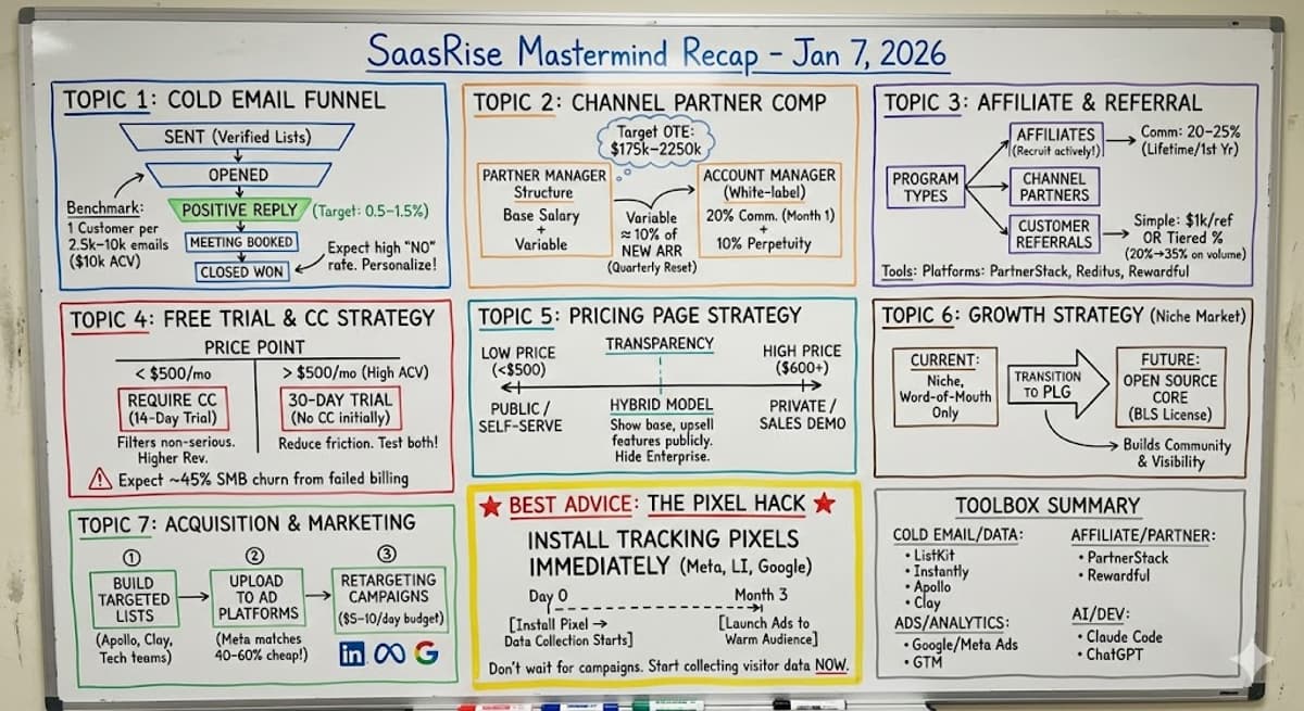 SaasRise Mastermind Recap - Jan 7, 2026