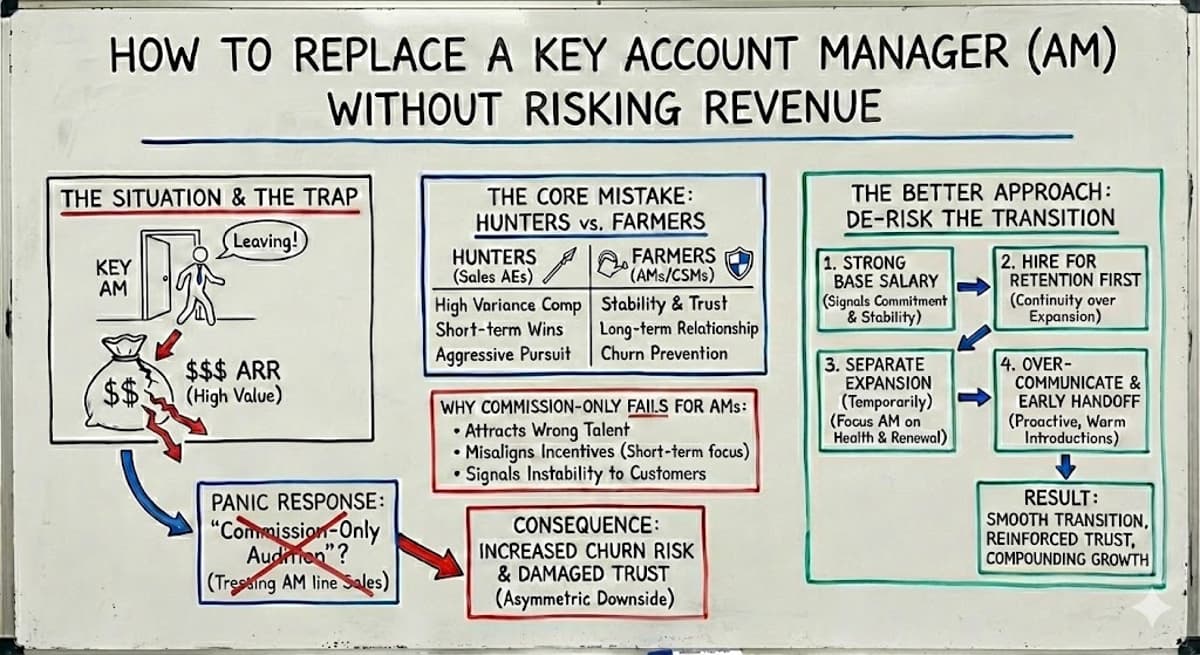 How to Replace an Account Manager Without Risking Your Revenue