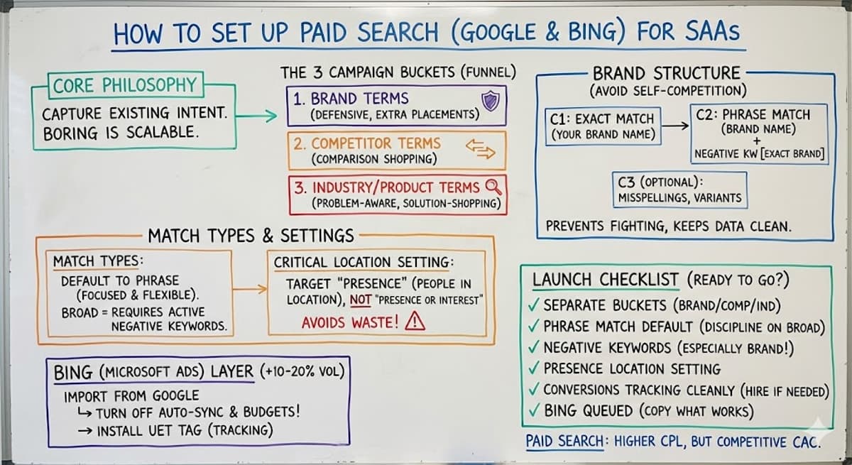 How to Set up Paid Search on Google and Bing for SaaS Companies