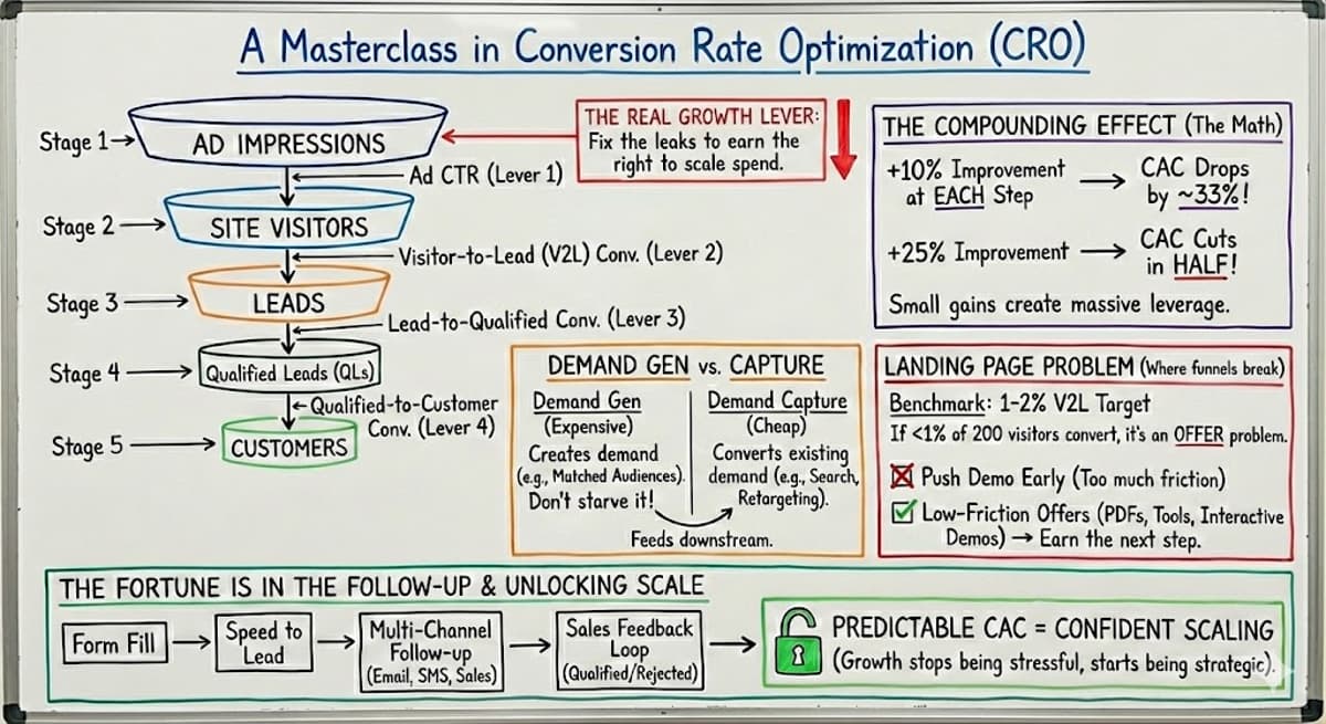 A Masterclass in Conversion Rate Optimization (CRO)