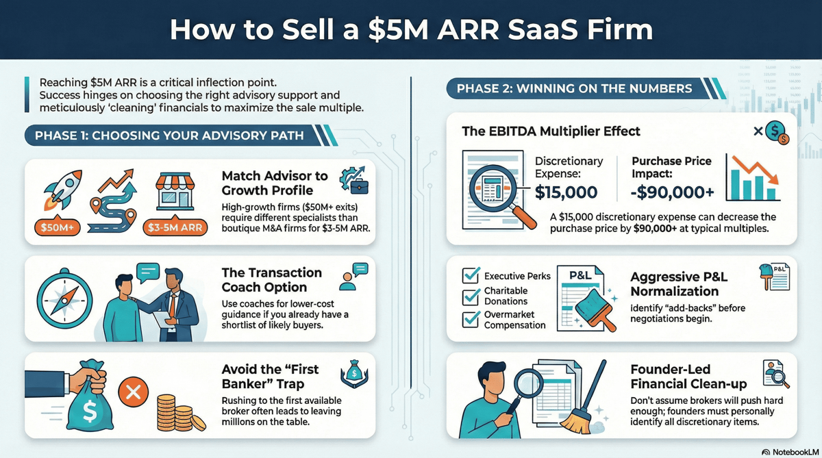 How to Sell a $5M ARR SaaS Firm
