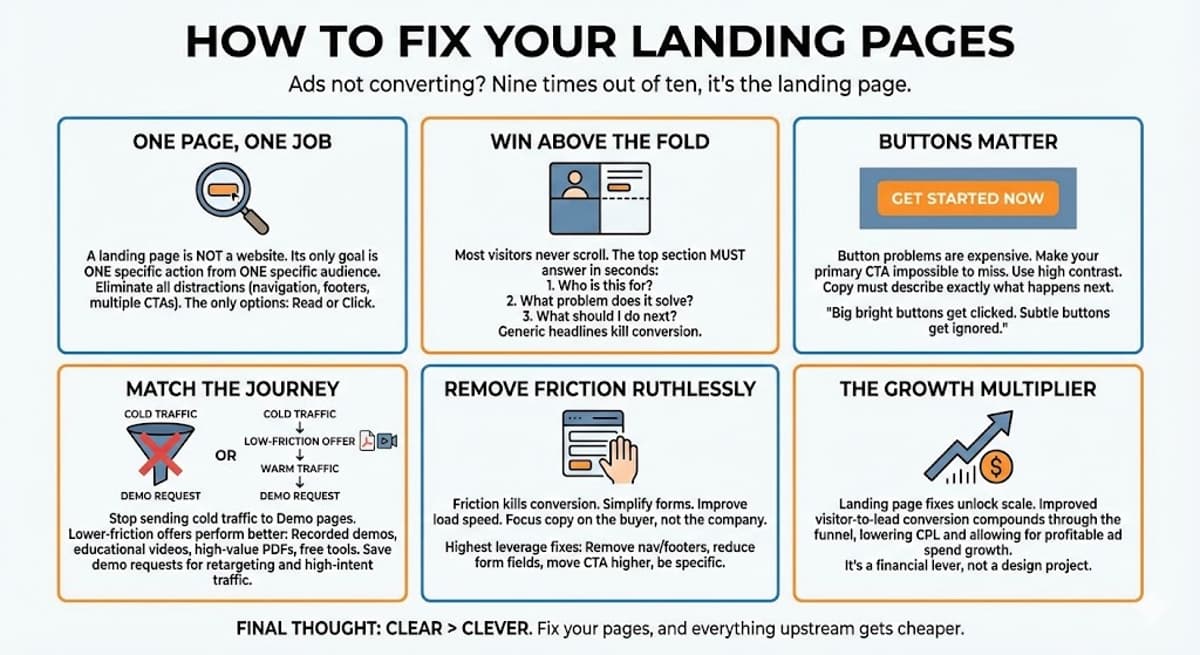 How to Fix Your Landing Pages