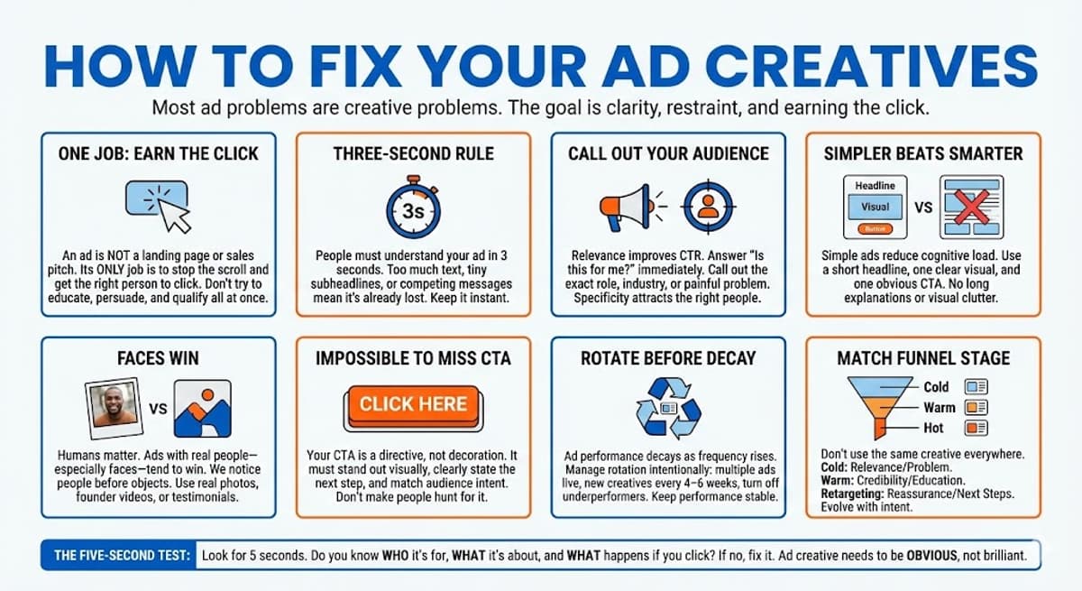 How to Fix Your Ad Creatives