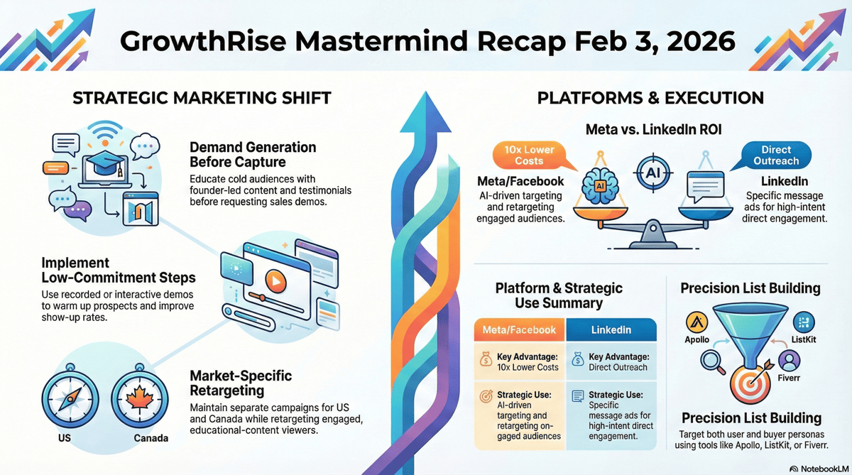 GrowthRise Mastermind Recap Feb 3, 2026