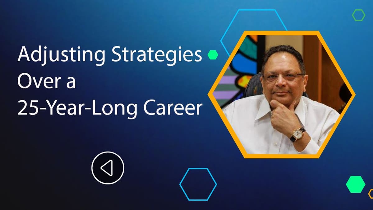 Adjusting Strategies Over a 25-Year-Long Career