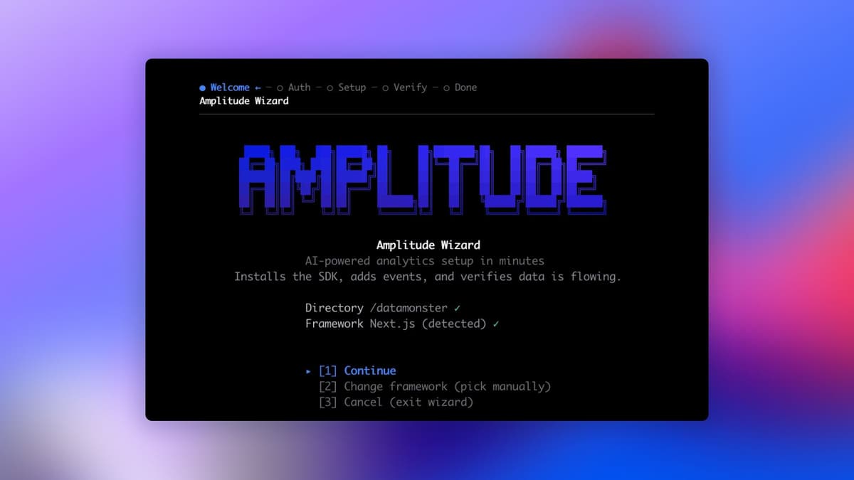 Introducing Amplitude Wizard CLI: Set Up Amplitude From Your Codebase