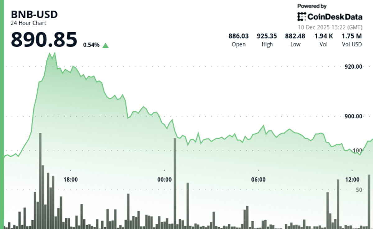 BNB Lags Wider Market Despite Volume Surge Resistance Levels Hold