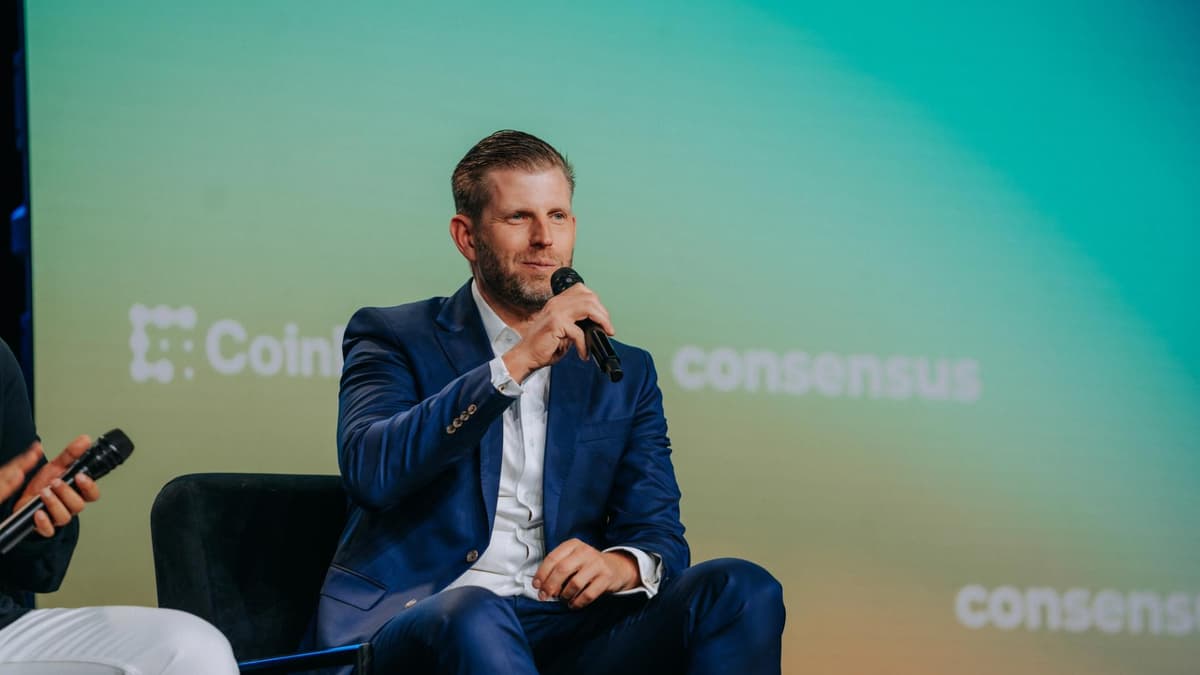 Eric Trump Says Bitcoin in Its 'Greatest Period Ever' As Wall Street Falls in Line