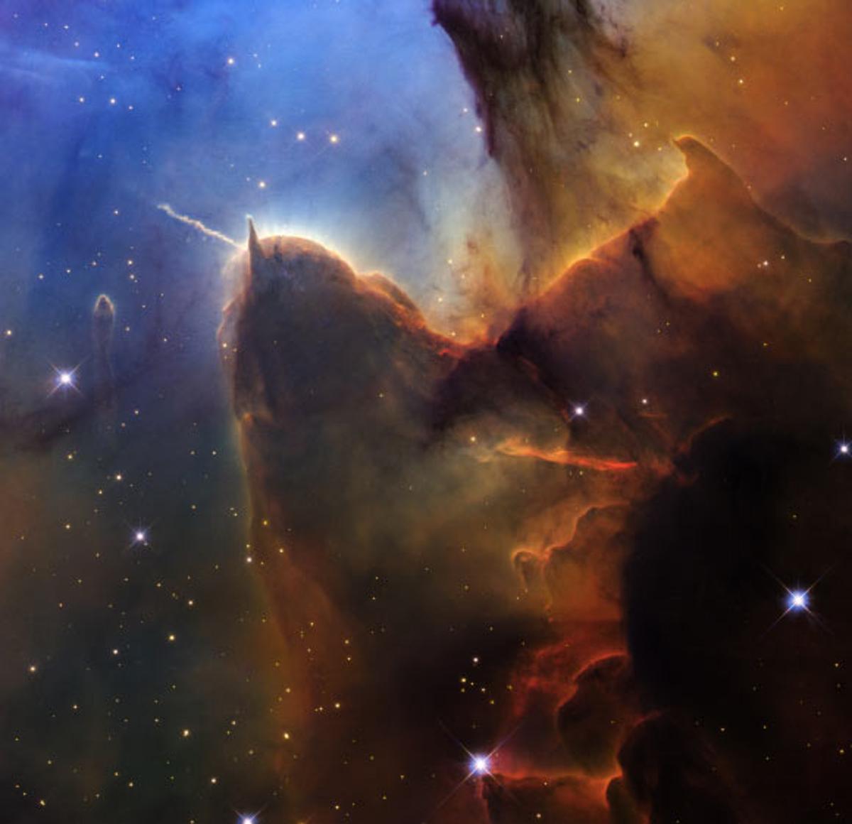 Hubble’s 36th Birthday Image Shows Trifid Nebula