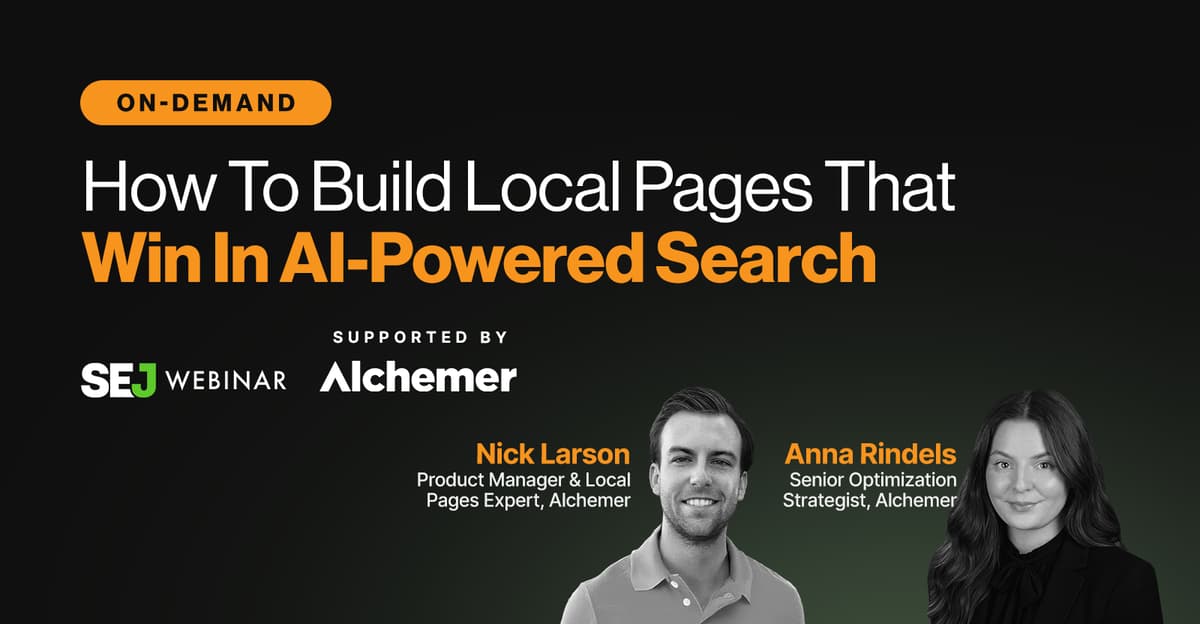 How To Build Local Pages That Win In AI-Powered Search via @Sejournal, @Lorenbaker