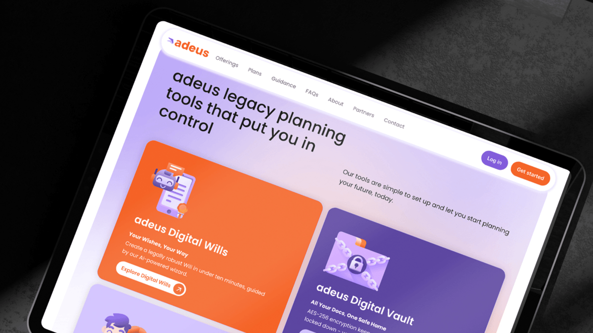 UK Legaltech Adeus Launches True Wills Ahead of Electronic Will Reforms