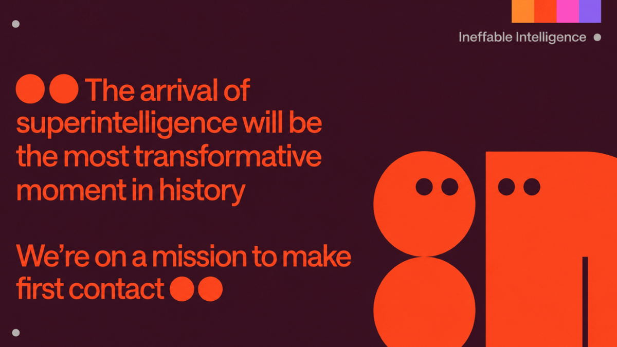 Ineffable Intelligence Launches with Record-Breaking $1.1B Seed Round