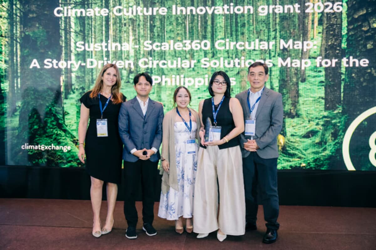 Sustina Wins Inaugural Climate Culture Innovation Grant for Story-Driven Circular Economy Platform