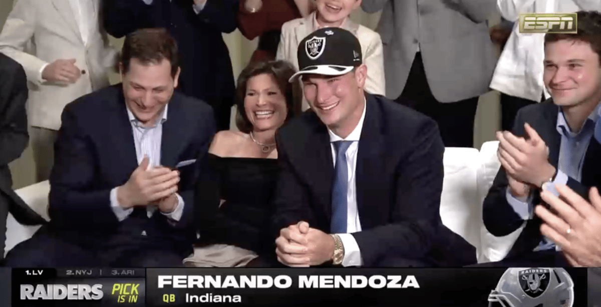 How ESPN and NFL Network Ended up with Different Clips of Fernando Mendoza Being Drafted