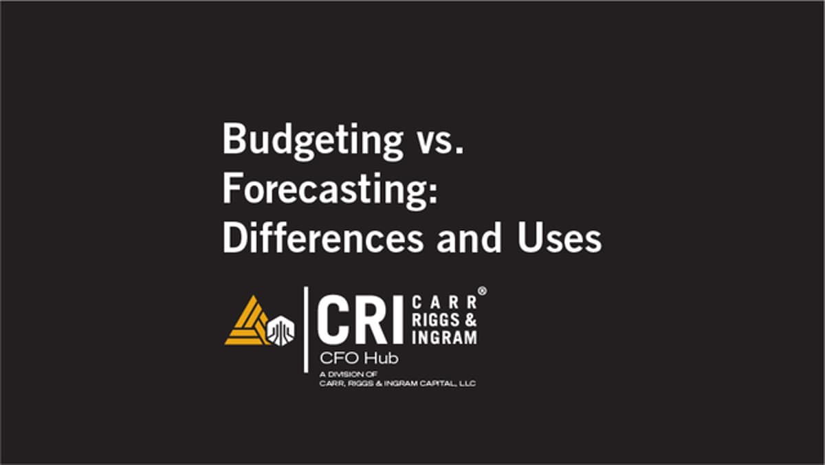 Budgeting Vs. Forecasting: Differences and Uses