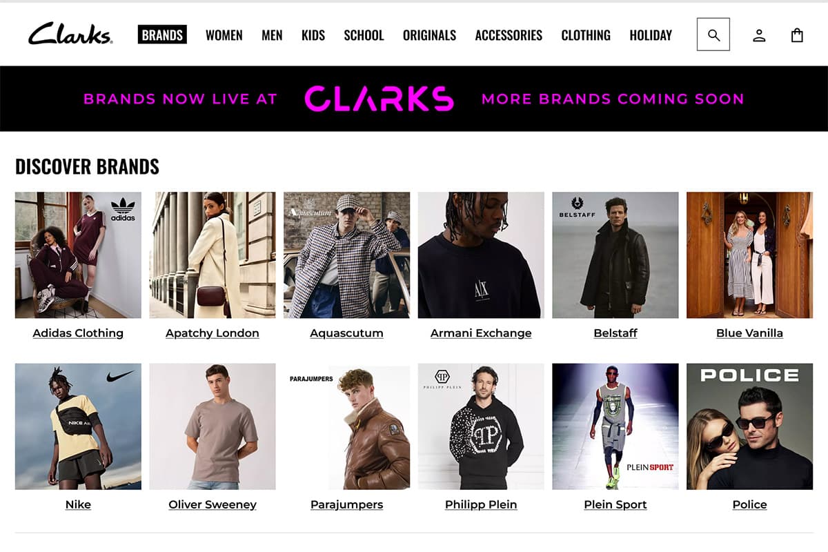 Clarks Marketplace Launches – Powered by Marketplacer