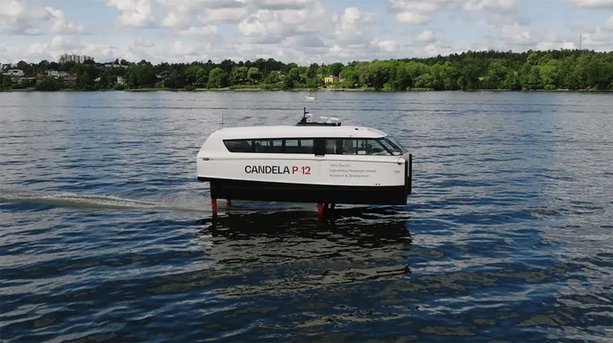 Norwegian Ferry Operator Orders 20 Candela Electric Hydrofoil Vessels
