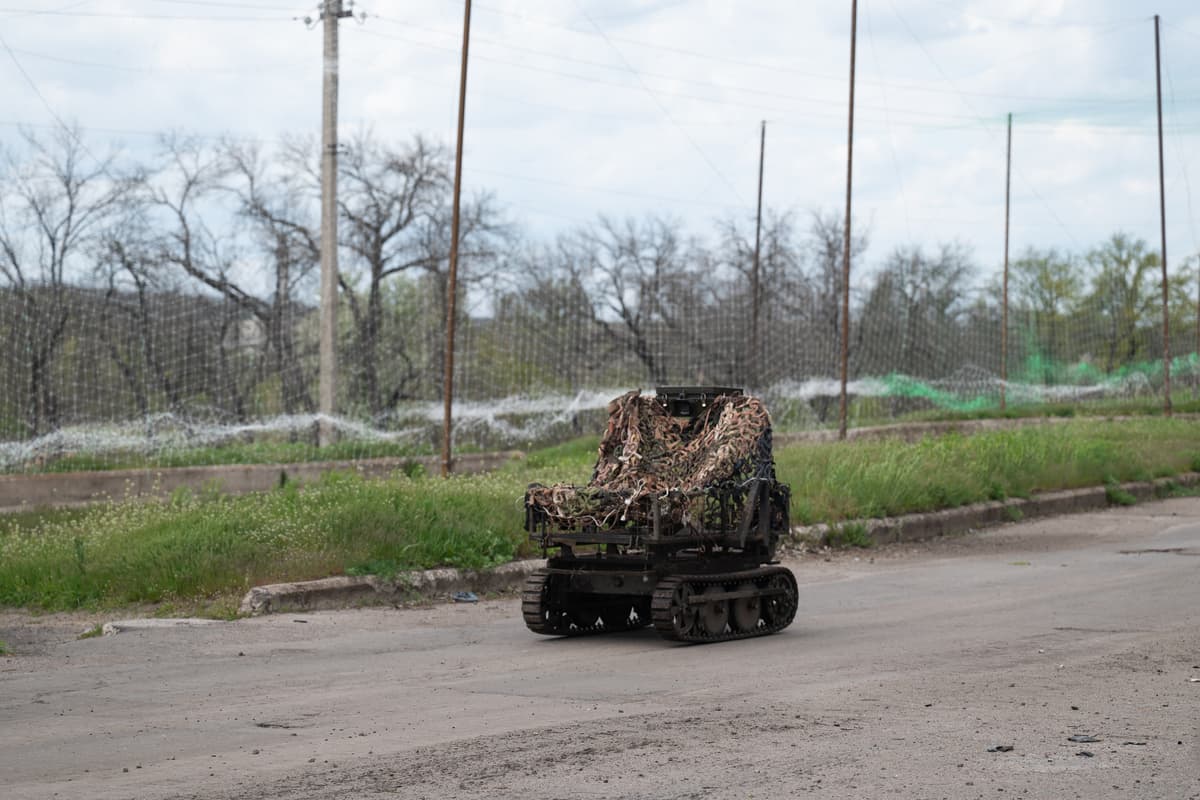 Ukraine Ramps up Ground Robot Production to Spare Soldiers, Haul Ammo — and Rescue Grandma