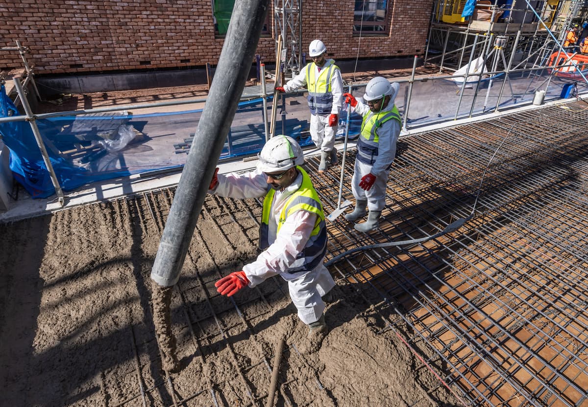 Major Regeneration Scheme Sees First UK Use of Lower-Carbon Calcined Clay Concrete