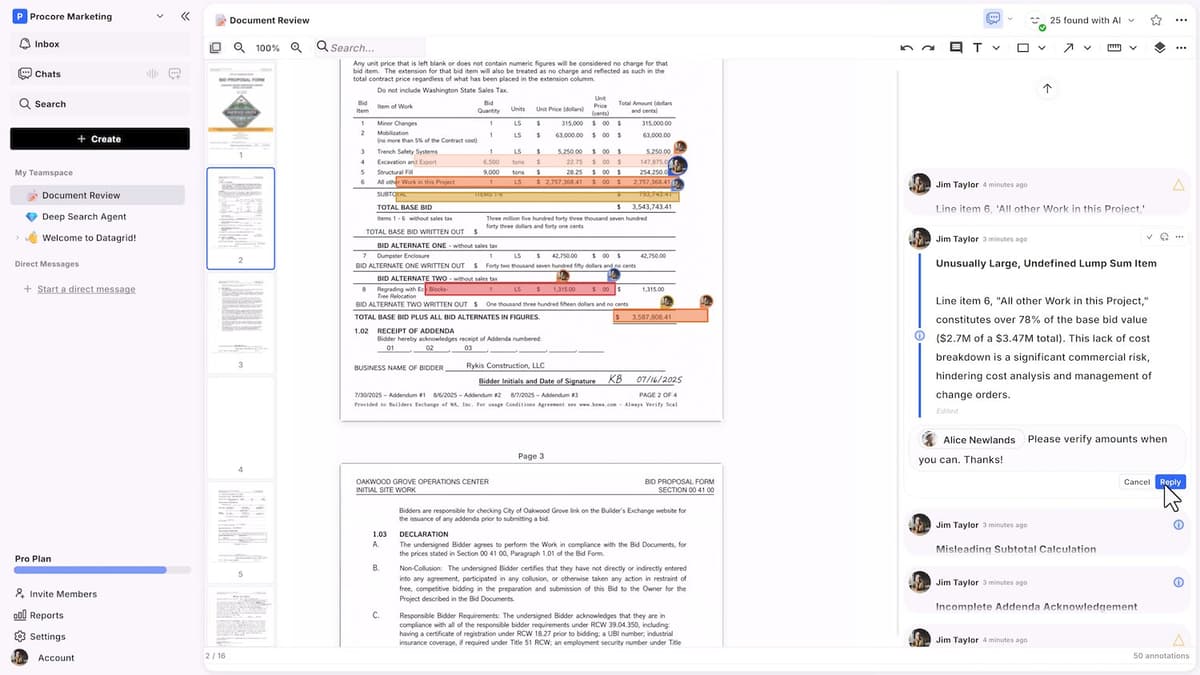 Procore Agentic AI Tackles Deep Search and Contract Reviews