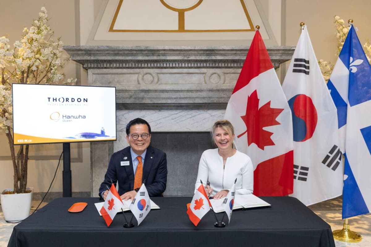 Hanwha Ocean and Thordon Bearings Sign MOU