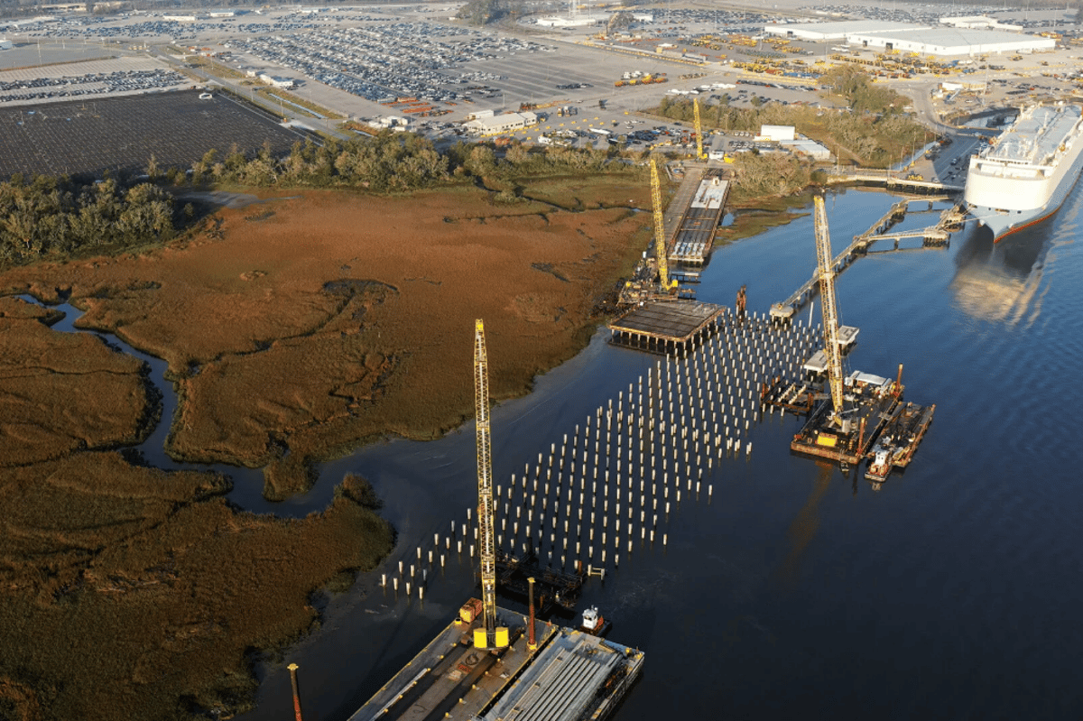 Port of Brunswick the Busiest Auto Terminal